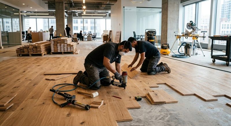 Commercial Hardwood Service in Racine County, WI