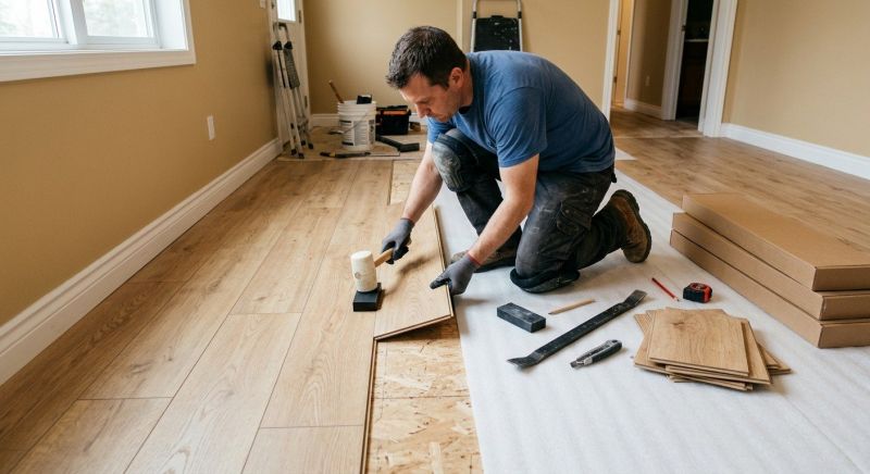 Laminate Floor Installation in Kenosha County, WI