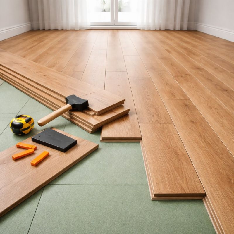 Laminate Floor Installation in Pleasant Prairie, WI