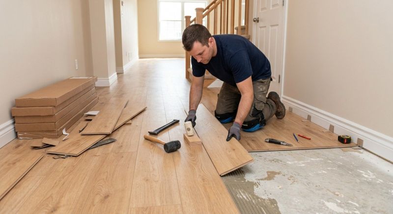 Laminate Floor Replacement in Kenosha County, WI