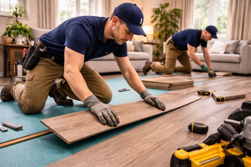 Laminate Floor Replacement in Pleasant Prairie, WI