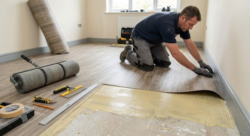 Sheet Flooring Installation in Brookfield, WI
