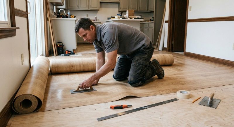 Sheet Flooring Installation in Kenosha, WI
