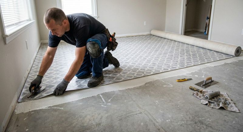 Sheet Flooring Installation in Racine, WI