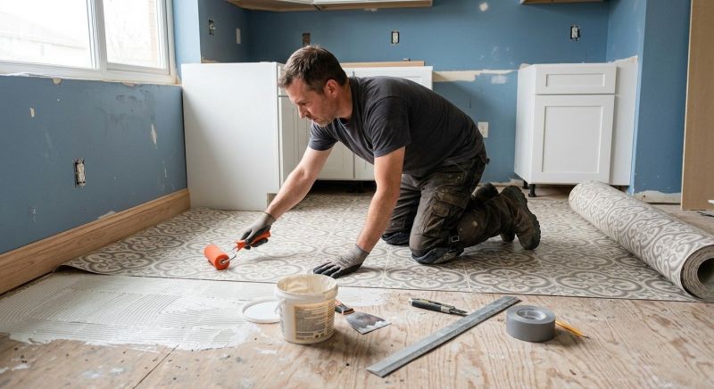 Sheet Flooring Installation in Zion, IL