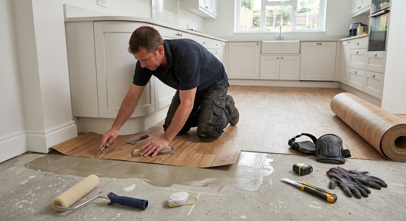 Sheet Linoleum Installation in Bristol, WI