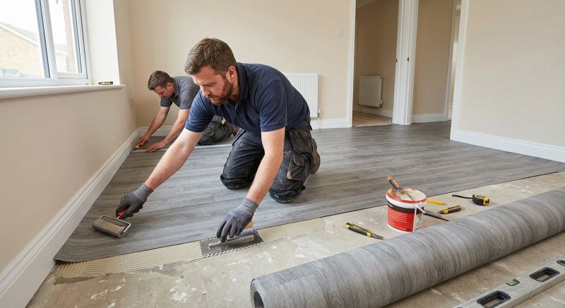 Sheet Linoleum Installation in Milwaukee, WI