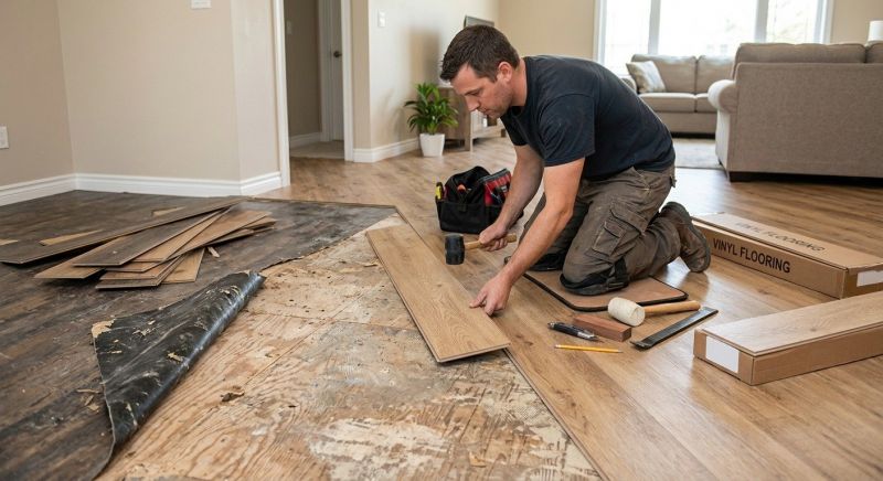 Vinyl Flooring Installation in Burlington, WI