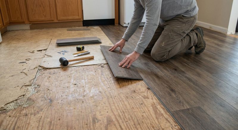 Vinyl Flooring Installation in Kenosha County, WI