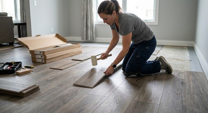 Vinyl Plank Floor Installation in Racine, WI